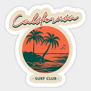 California Surf Club Sticker